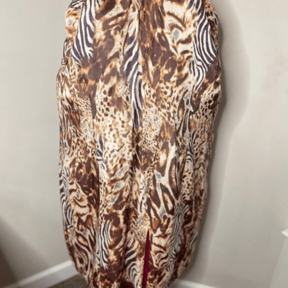 VINTAGE SPIEGEL Women's Burgundy Double Breasted Trench Coat, Size 16 - Picture 6 of 9